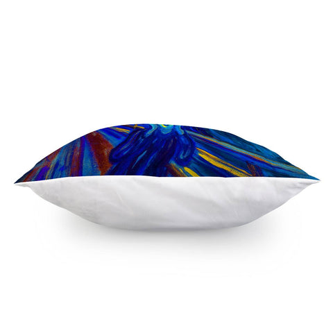 Image of Blue Scream Pillow Cover