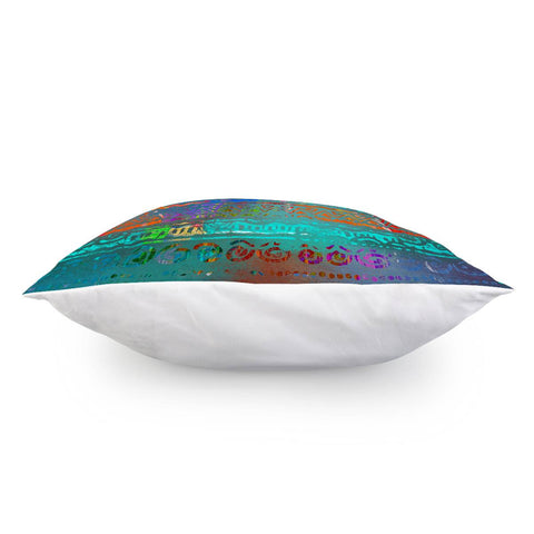 Image of Blue Boho Pillow Cover