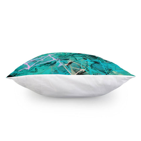 Image of Turquoise Abstraction Pillow Cover