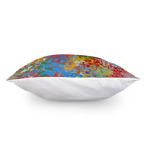 Image of Multicolored Blots Pillow Cover