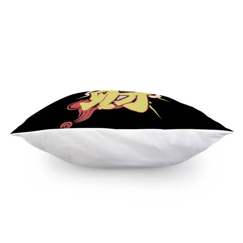 Image of Lion Dance And Light And Auspicious Clouds And Fonts And Lightning Pillow Cover