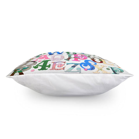 Image of Vintage Alphabet  2 Pillow Cover