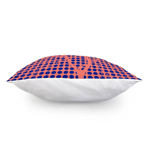 Image of Blue Living Coral Tree Dots Pillow Cover