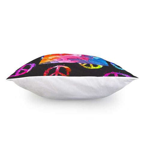 Image of Peace Sign Pillow Cover