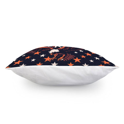 Image of Eagle And Stars And Font And Moon Pillow Cover