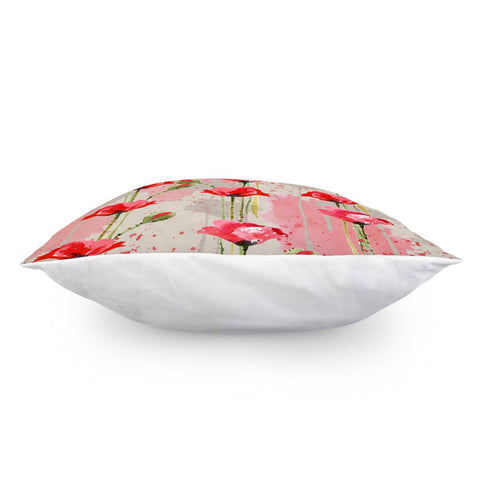 Image of Poppy Flower Pillow Cover