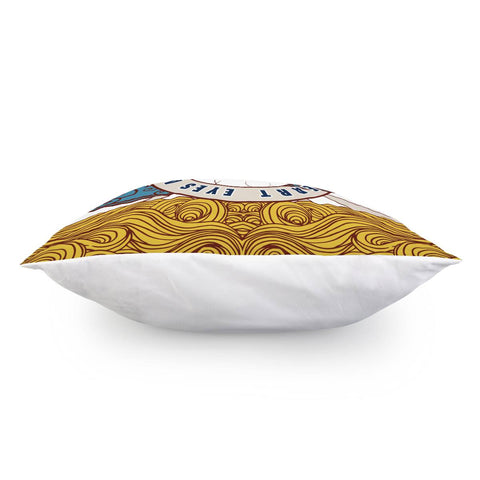 Image of Eyes And Clouds And Fonts And Sea And Light Pillow Cover