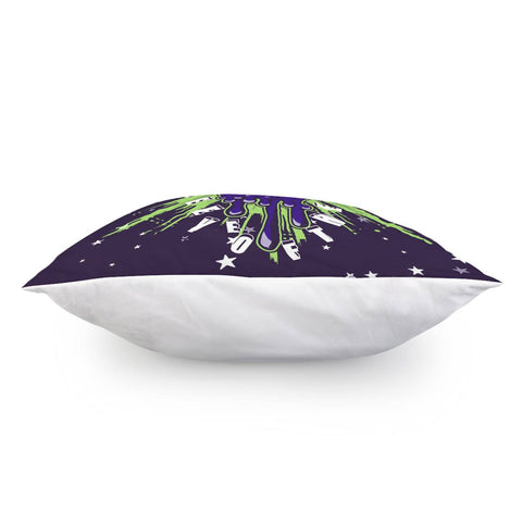 Image of Eyes And Light And Hands And Stars And Planet Pillow Cover