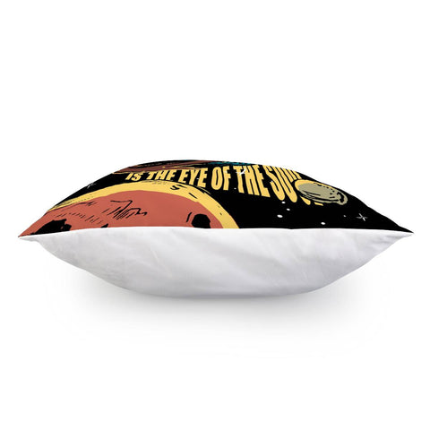 Image of Eyes And Light And Planet And Starry Sky Pillow Cover