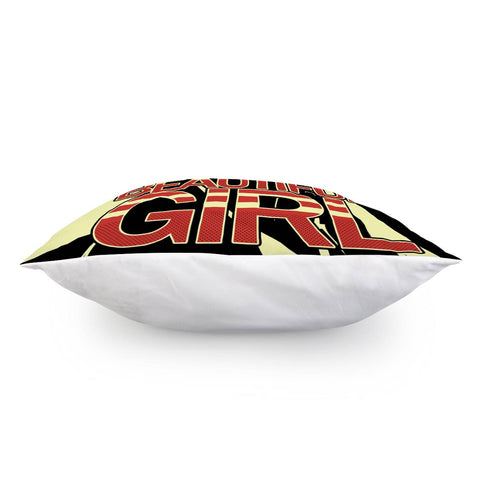 Image of Female Symbols And Female Abstraction And Font And Light Pillow Cover