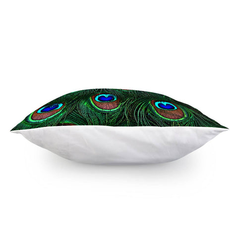 Image of Peacock Texture Pillow Cover