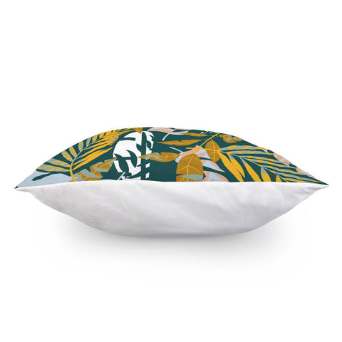 Image of Fancy Tropical Floral Pattern Pillow Cover