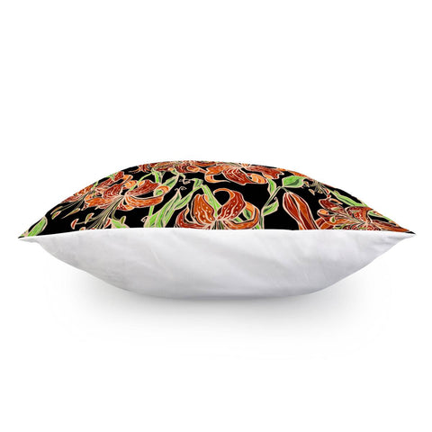 Image of Fancy Tropical Floral Pattern Pillow Cover