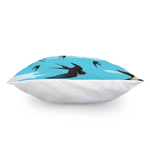 Image of Cloud And Swallow Pillow Cover