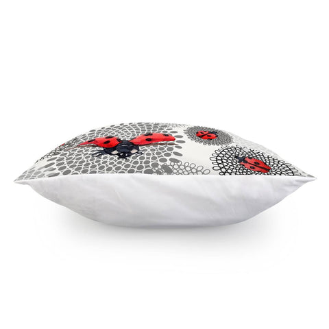 Image of Watercolor Ladybug Pillow Cover