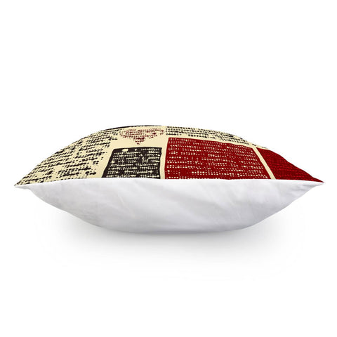 Image of Retro Newspaper Pillow Cover