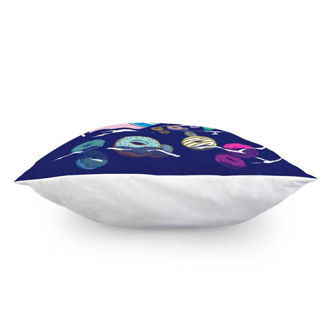 Image of Donuts And Saucers And Stars And Sweets And Light Pillow Cover