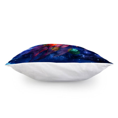 Image of Goldfish And Starry Sky And Bubbles Pillow Cover