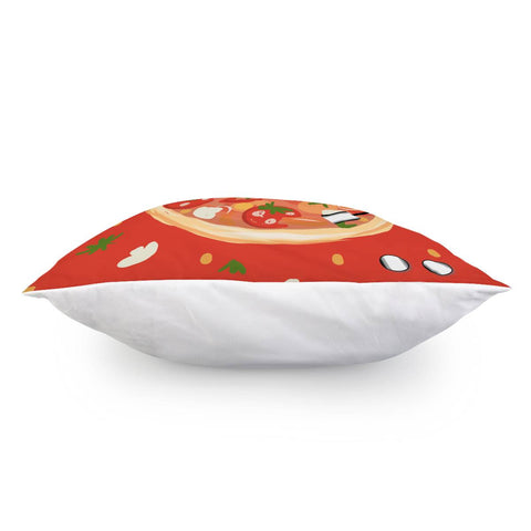 Image of Pizza Record Player Pillow Cover