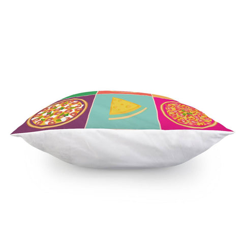 Image of Creative Pizza Illustration Pillow Cover