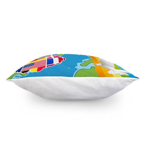 Image of Peace Pigeon Pillow Cover