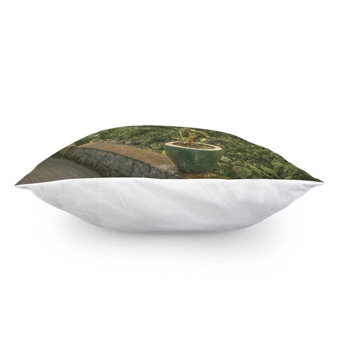 Image of Aguas Calientes Town , Cusco - Peru Pillow Cover