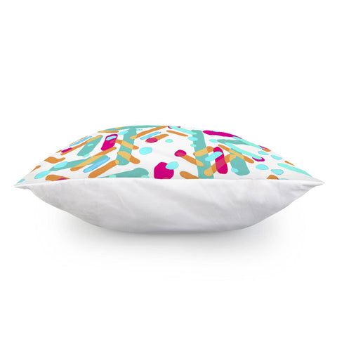 Image of Vivid Multicolored Abstract Print Pillow Cover