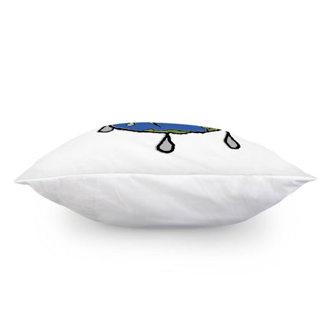 Image of Save The Planet Concept Drawing Pillow Cover