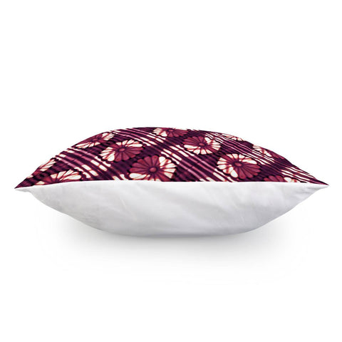 Image of Decorative Stylized Floral Pattern Pillow Cover