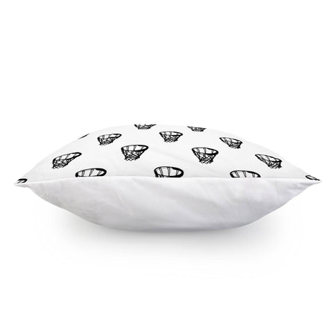 Image of Basketball Motif Print Pattern Pillow Cover