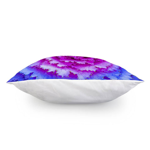 Image of Pink And Blue Plant Exotic Nature Print Pillow Cover