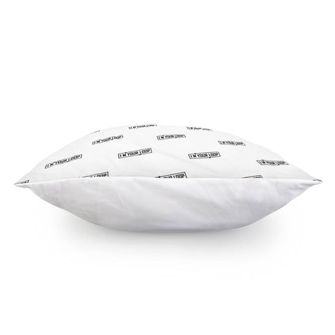 Image of I Am Your Loop Typographic Design Pillow Cover