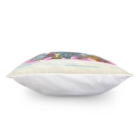 Image of Japanese Folding Fan Pillow Cover