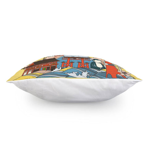 Image of Japanese Folding Fan Pillow Cover