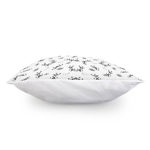 Image of Ethnic Ornate Black And White Design Print Pillow Cover