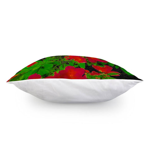 Image of Dark Pop Art Floral Poster Pillow Cover