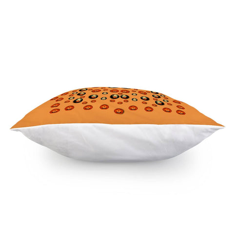 Image of Happy Pumkins And Ghosts And  They Love The Season Pillow Cover