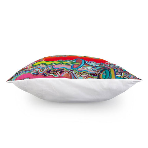 Image of A Lot Of Things 2 And Spaceship A Pillow Cover