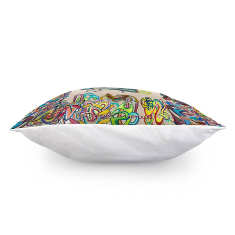 Image of A Lot Of Things 4 And Spaceship 5 Pillow Cover