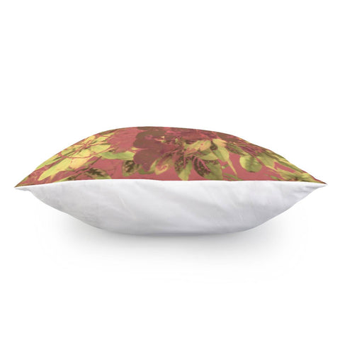 Image of Tropical Vintage Floral Artwork Print Pillow Cover