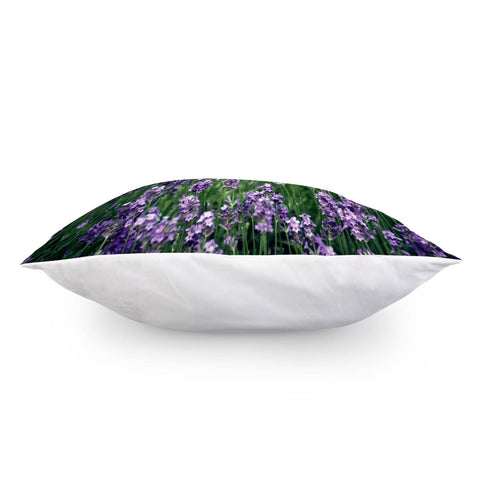 Image of Photo Fleurs Violet Pillow Cover