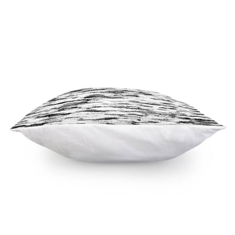 Image of Texture Noir/Gris Pillow Cover