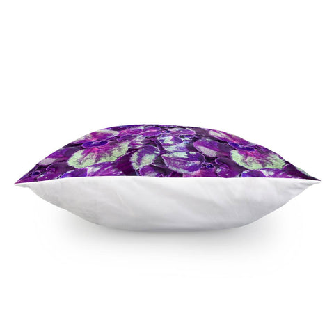 Image of Botanical Motif Pattern Design Pillow Cover