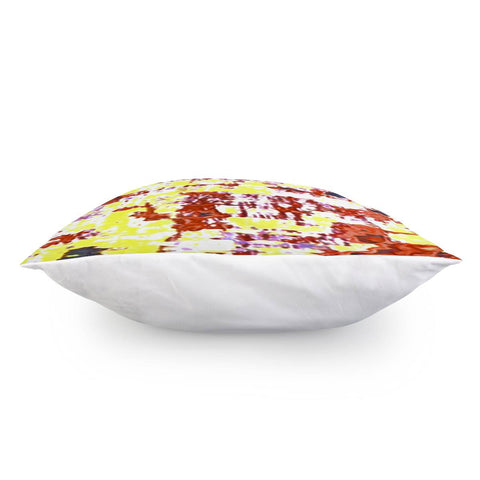 Image of Multicolored Abstract Grunge Texture Print Pillow Cover