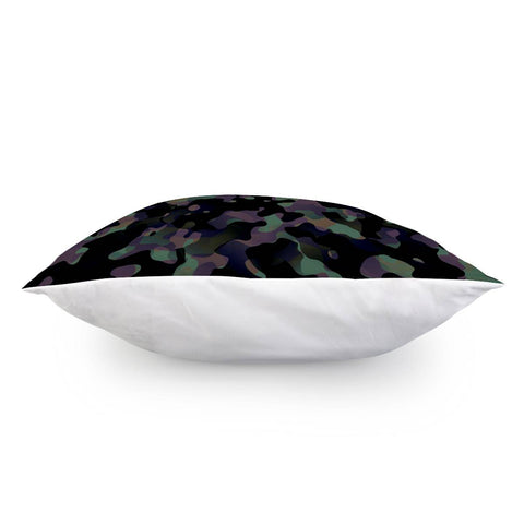 Image of Camouflage Noir/Vert Pillow Cover