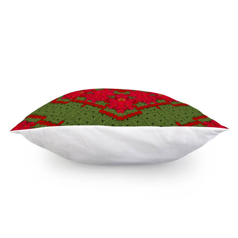 Image of Bloom In Yule  Mandala Season Colors Pillow Cover