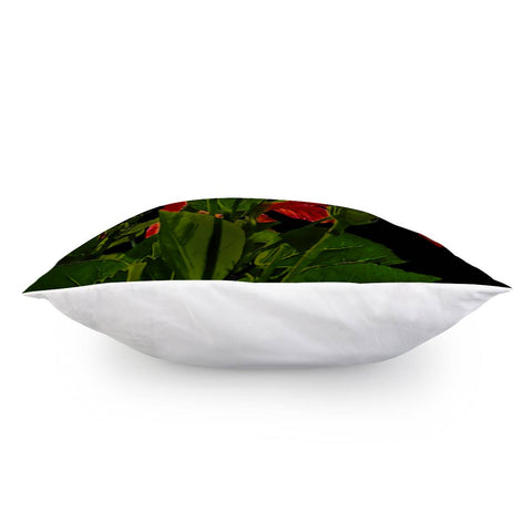 Image of Dark Floral Photo Illustration Pillow Cover