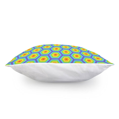 Image of Rainbow Honeycomb Pillow Cover