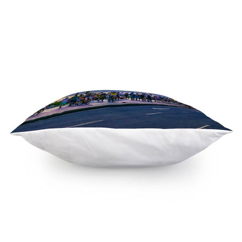 Image of Ipanema Beach, Rio De Janeiro, Brazil Pillow Cover