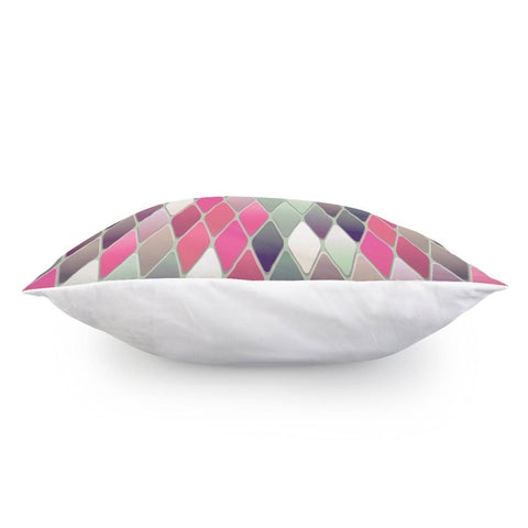 Image of Pink Diamond Pinwheel Pillow Cover